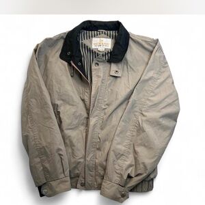 Men's Beige and Black Lightweight Jacket
